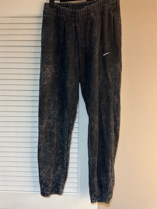 Nike Pants - Nike Gray Mineral Wash Sweatpants with Swoosh